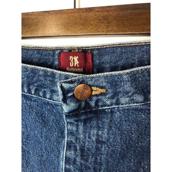 Wrangler Medium Wash 31 Relaxed Fit Cowboy Cut Denim Jeans 40 X 34 - Picture 3 of 9